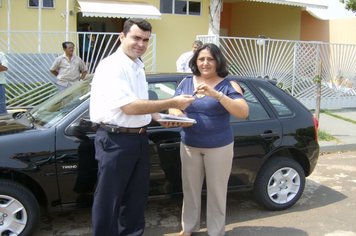 Foto - Entrega do veiculo marca gol