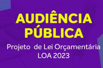 AUDIÊNCIA PÚBLICA LOA 2023