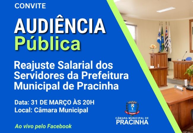 REAJUSTE SALARIAL DOS SERVIDORES DA PREFEITURA MUNICIPAL DE PRACINHA